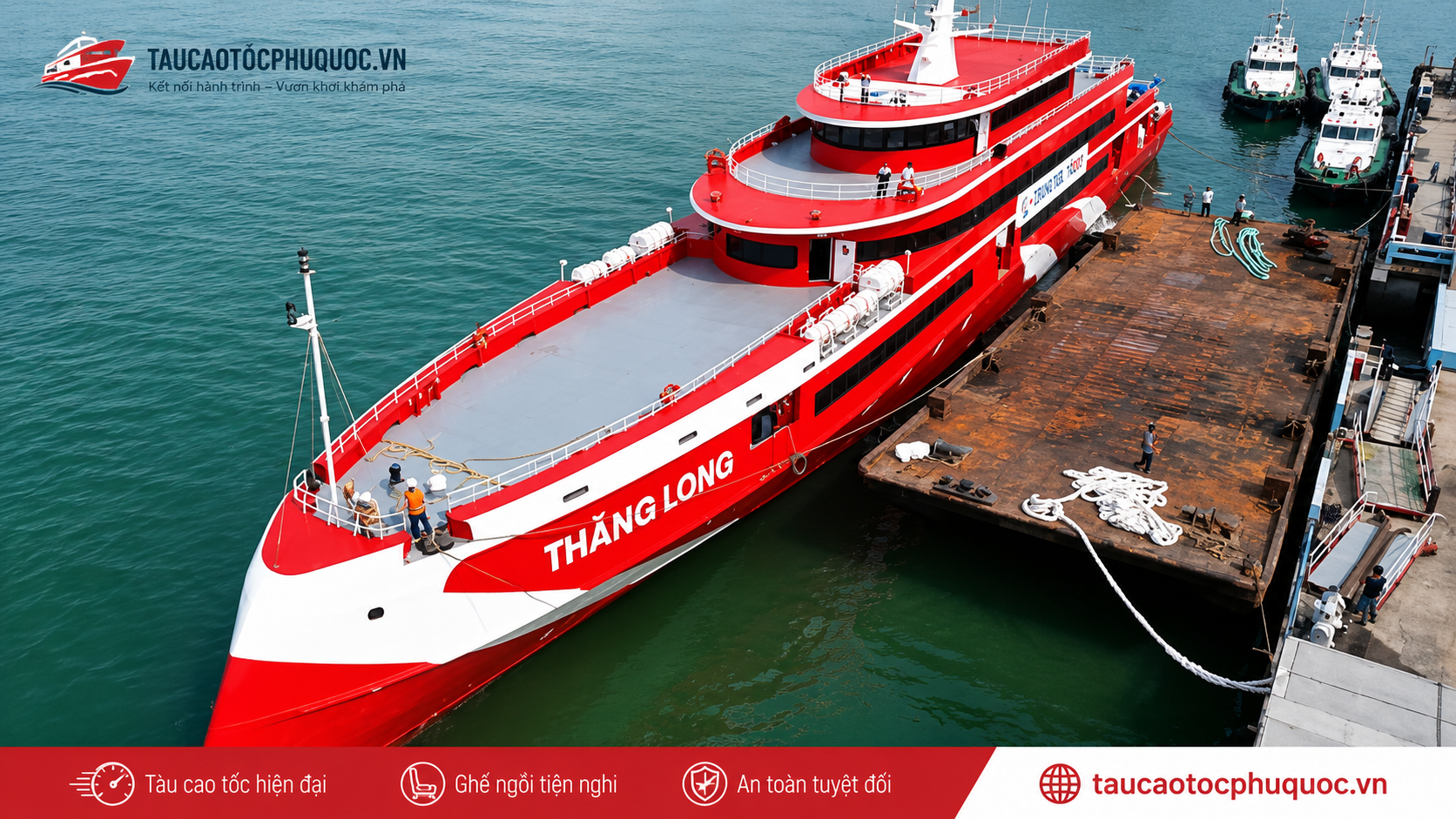 Siêu tàu cao tốc Côn Đảo Express 36 chạy tuyến Trần Đề Sóc Trăng đi Côn Đảo